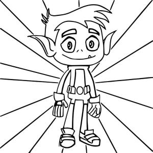 Teen Titans Go boyama sayfası,  coloring page, Zafere doğru ilerleyin!, 