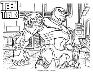 Teen Titans Go boyama sayfası – eğitici aktivite, yaratıcılık