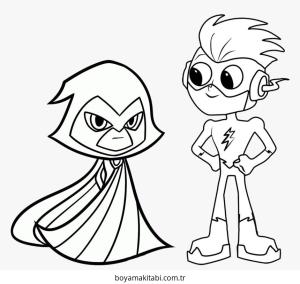 Teen Titans Go boyama sayfası – keyifli zaman, renkli çizimler