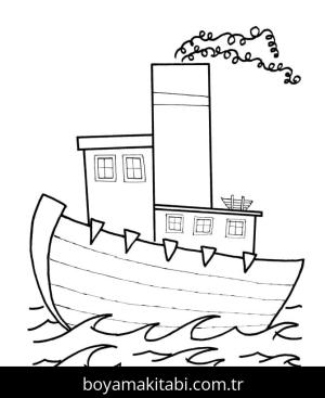 Tekne boyama sayfası – yaratıcılığı geliştirir, keyifli zaman