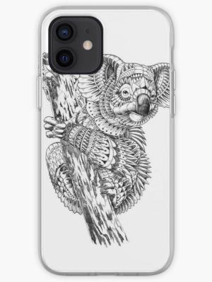 Telefon Kılıfı boyama sayfası,  coloring page, Koala Telefon Kılıfı, 