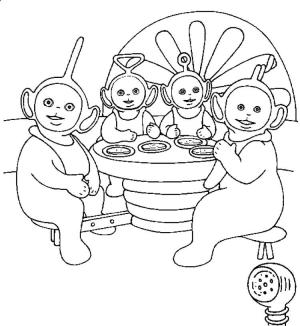 Teletabiler boyama sayfası,  coloring page, Teletubbies Karakterler, 