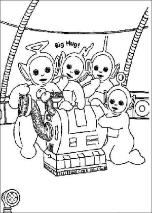 Teletabiler boyama sayfası,  coloring page, Harika Teletabiler, 