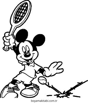 Tenis boyama sayfası – boyama çalışması, yaratıcılığı geliştirir