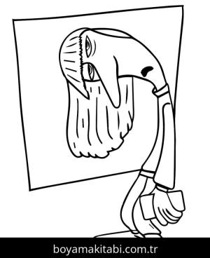 Ters Yüz 2 boyama sayfası – PDF indir, sevimli karakter