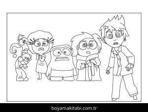 Ters Yüz 2 boyama sayfası – eğitici aktivite, yaratıcılık