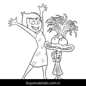 Ters Yüz 2 boyama sayfası – yaratıcılık, eğlenceli etkinlik