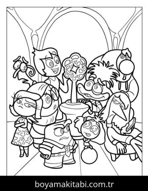 Ters Yüz 2 boyama sayfası – çocuk aktivitesi, PDF indir