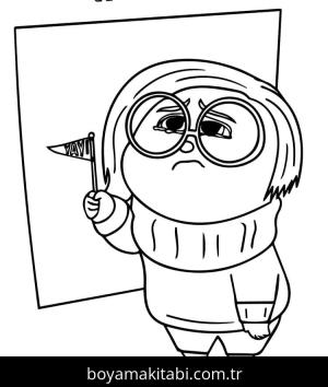 Ters Yüz 2 boyama sayfası – yaratıcılık, eğlenceli etkinlik