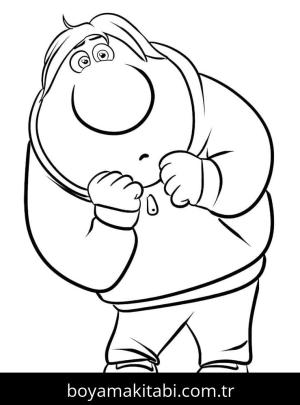 Ters Yüz 2 boyama sayfası – sanatsal çalışma, çocuklar için