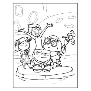 Ters Yüz 2 boyama sayfası,  coloring page, Disney Ters Yüz 2, 