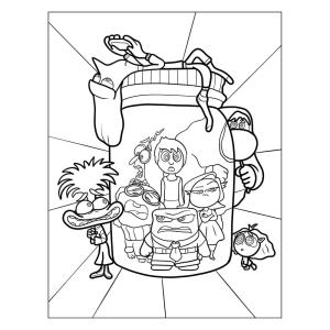 Ters Yüz 2 boyama sayfası,  coloring page, Ters Yüz 2 Tüm Karakterler, 