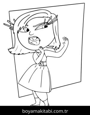 Ters Yüz 2 boyama sayfası – renkli çizimler, okul öncesi