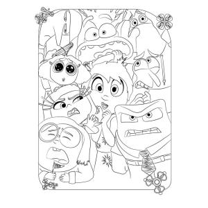 Ters Yüz 2 boyama sayfası,  coloring page, Ters Yüz 2’deki karakterler, 