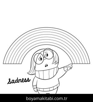 Ters Yüz boyama sayfası – sanatsal çalışma, çocuklar için