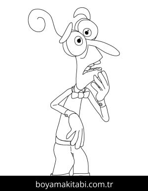 Ters Yüz boyama sayfası – eğitici aktivite, yaratıcılık