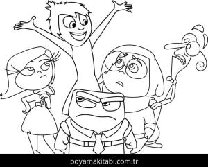 Ters Yüz boyama sayfası – basit çizim, kolay boyama