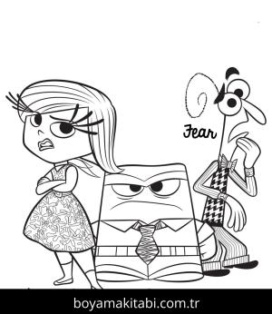 Ters Yüz boyama sayfası – el becerilerini geliştirir, boyama çalışması