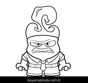 Ters Yüz boyama sayfası – okul öncesi, evde etkinlik