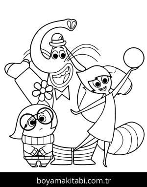 Ters Yüz boyama sayfası – eğlenceli etkinlik, el becerilerini geliştirir