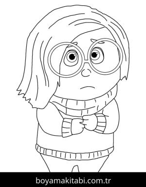 Ters Yüz boyama sayfası – sanatsal çalışma, çocuklar için