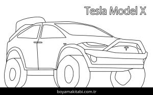Tesla boyama sayfası – okul öncesi, evde etkinlik