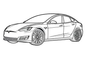 Tesla boyama sayfası,  coloring page, Tesla’yı Yazdır, 