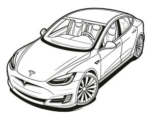 Tesla boyama sayfası,  coloring page, Yazdırılabilir Tesla, 