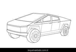 Tesla boyama sayfası – ücretsiz yazdır, boyama etkinliği