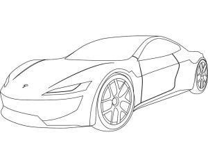 Tesla boyama sayfası,  coloring page, Tesla Yolcusu, 