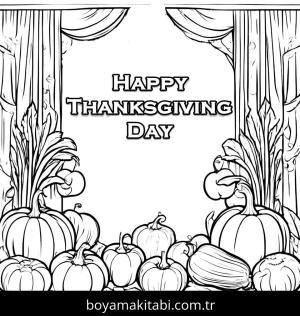 Thanksgiving boyama sayfası,  coloring page, , 