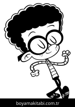 The Loud House boyama sayfası – çocuklar için, çizgi film temalı