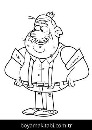 The Loud House boyama sayfası – renkli çizimler, okul öncesi