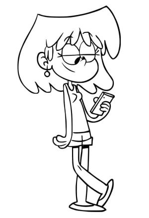 The Loud House boyama sayfası,  coloring page, The Loud House Lori Loud, 