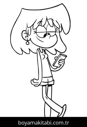 The Loud House boyama sayfası – boyama çalışması, yaratıcılığı geliştirir