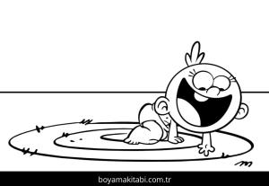 The Loud House boyama sayfası – boyama etkinliği, çocuk aktivitesi