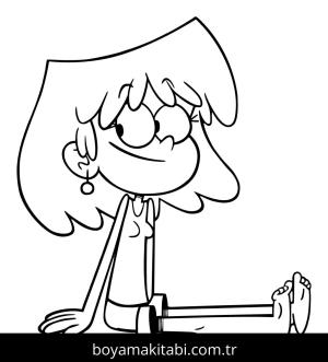 The Loud House boyama sayfası – PDF indir, sevimli karakter