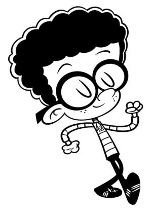 The Loud House boyama sayfası,  coloring page, The Loud House tan Clyde McBride, 