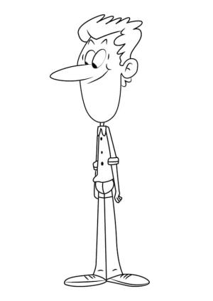 The Loud House boyama sayfası,  coloring page, The Loud House deki Howard, 