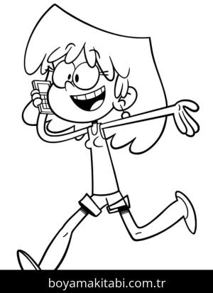 The Loud House boyama sayfası – eğlenceli etkinlik, el becerilerini geliştirir