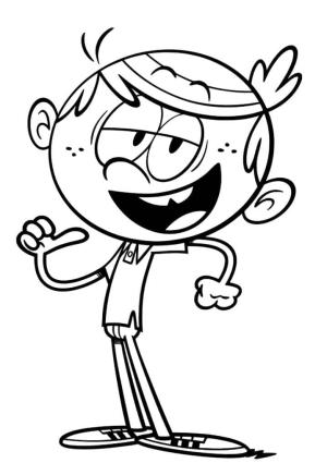 The Loud House boyama sayfası,  coloring page, Lincoln Loud, 