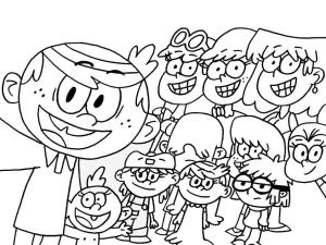 The Loud House boyama sayfası,  coloring page, Ücretsiz The Loud House, 