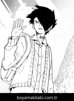 The Promised Neverland boyama sayfası – yaratıcılık, eğlenceli etkinlik