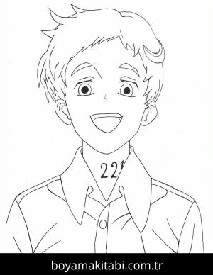 The Promised Neverland boyama sayfası – ücretsiz yazdır, boyama etkinliği