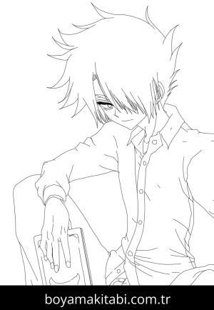 The Promised Neverland boyama sayfası – renkli çizimler, okul öncesi
