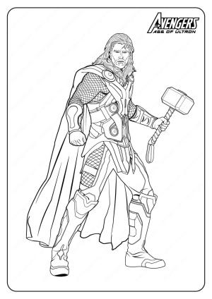 Thor boyama sayfası,  coloring page, Büyük Thor, 