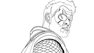 Thor boyama sayfası,  coloring page, Thor Sonsuzluk Savaşı, 