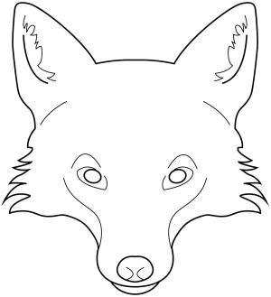 Tilki boyama sayfası, Foxes coloring page, , foxes fox face 