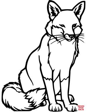 Tilki boyama sayfası, Foxes coloring page, , foxes red fox 