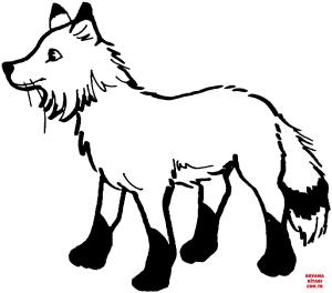 Tilki boyama sayfası, Foxes coloring page, , foxes cute red fox 